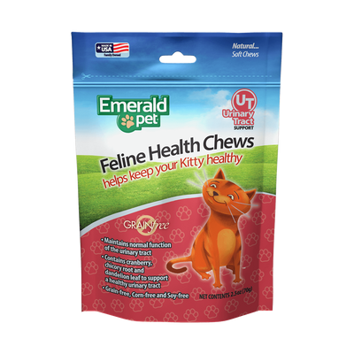 Emerald Pet Urinary Tract Support Feline Healthy Cat Chews 2.5oz. Default Title