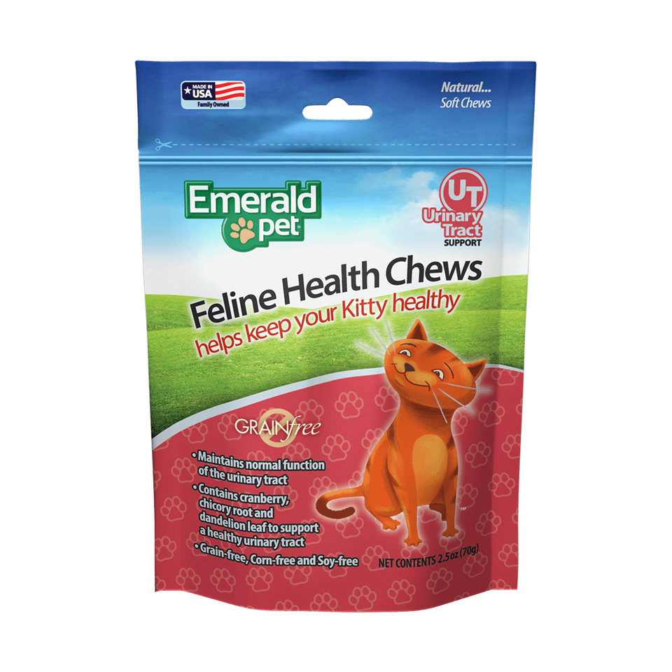 Emerald Pet Urinary Tract Support Feline Healthy Cat Chews 2.5oz. Default Title