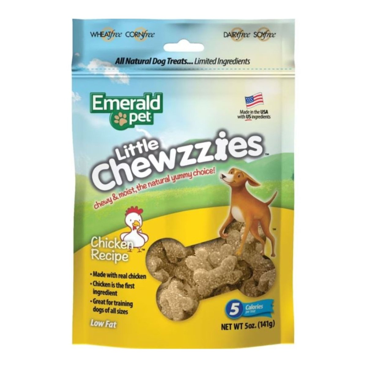 Emerald Pet Little Chewzzies Chicken Dog Treats 5 oz - Pets Perfect