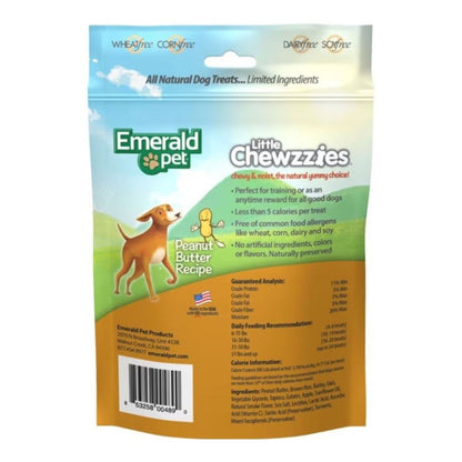 Emerald Pet Little Chewzzies Peanut Butter Dog Treats 5 oz - Pets Perfect
