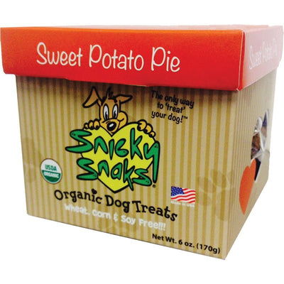 Snicky Snaks Usda Certified Organic Sweet Potato Pie Dog Treat, 12 lb Bulk Box - Pets Perfect