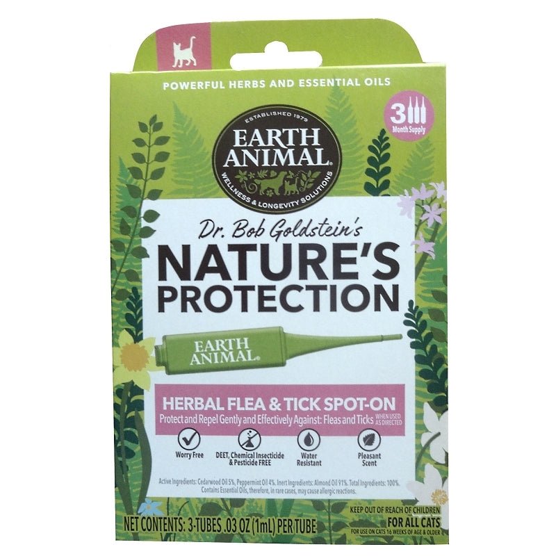 Earth Animal Cat Nupro Spot Flea Tick - Pets Perfect