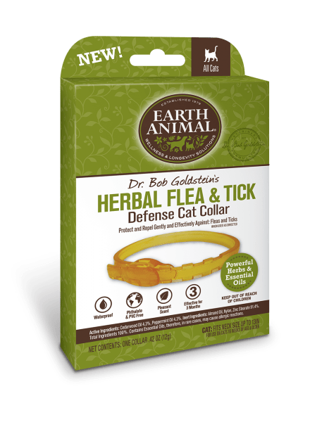 Earth Animal Herbal Flea and Tick Collar For Cats - Pets Perfect