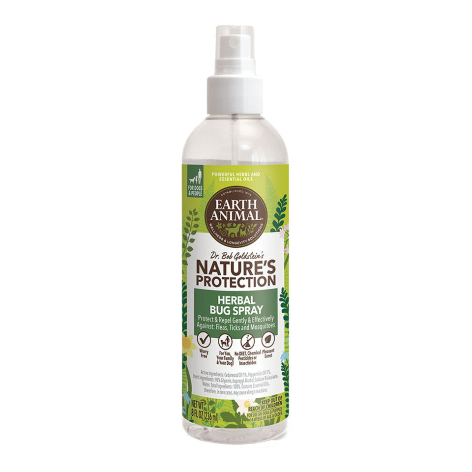 Earth Animal Dog Nupro Bug Spray Herbal 8 oz