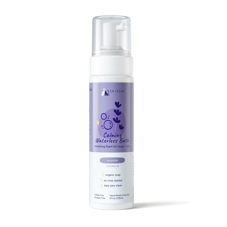 Kin+Kind Calming Lavender 8 oz. Natural Waterless Bath