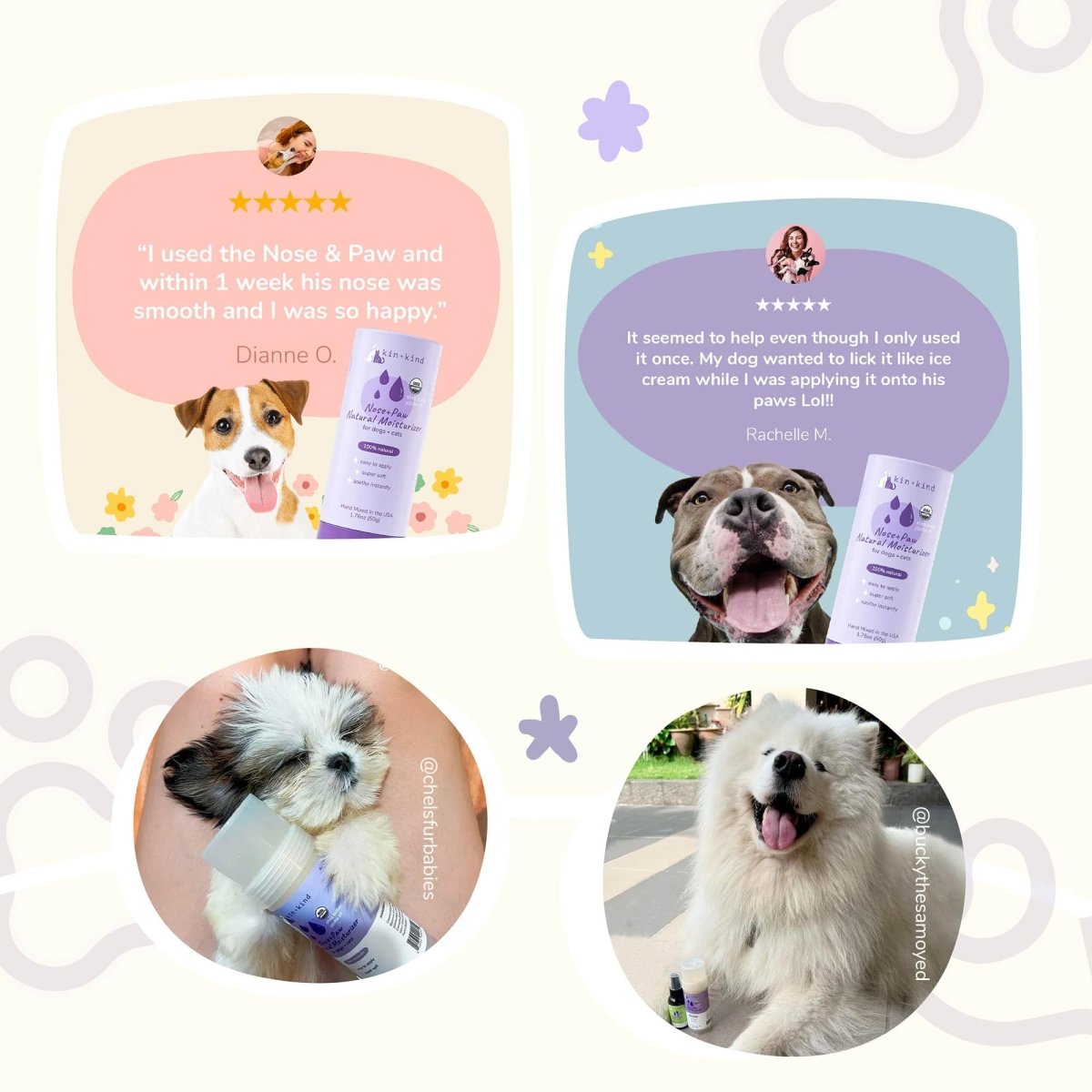 Kin+Kid Nose/Paw Moisture Stick 2.3oz. Organic - Pets Perfect