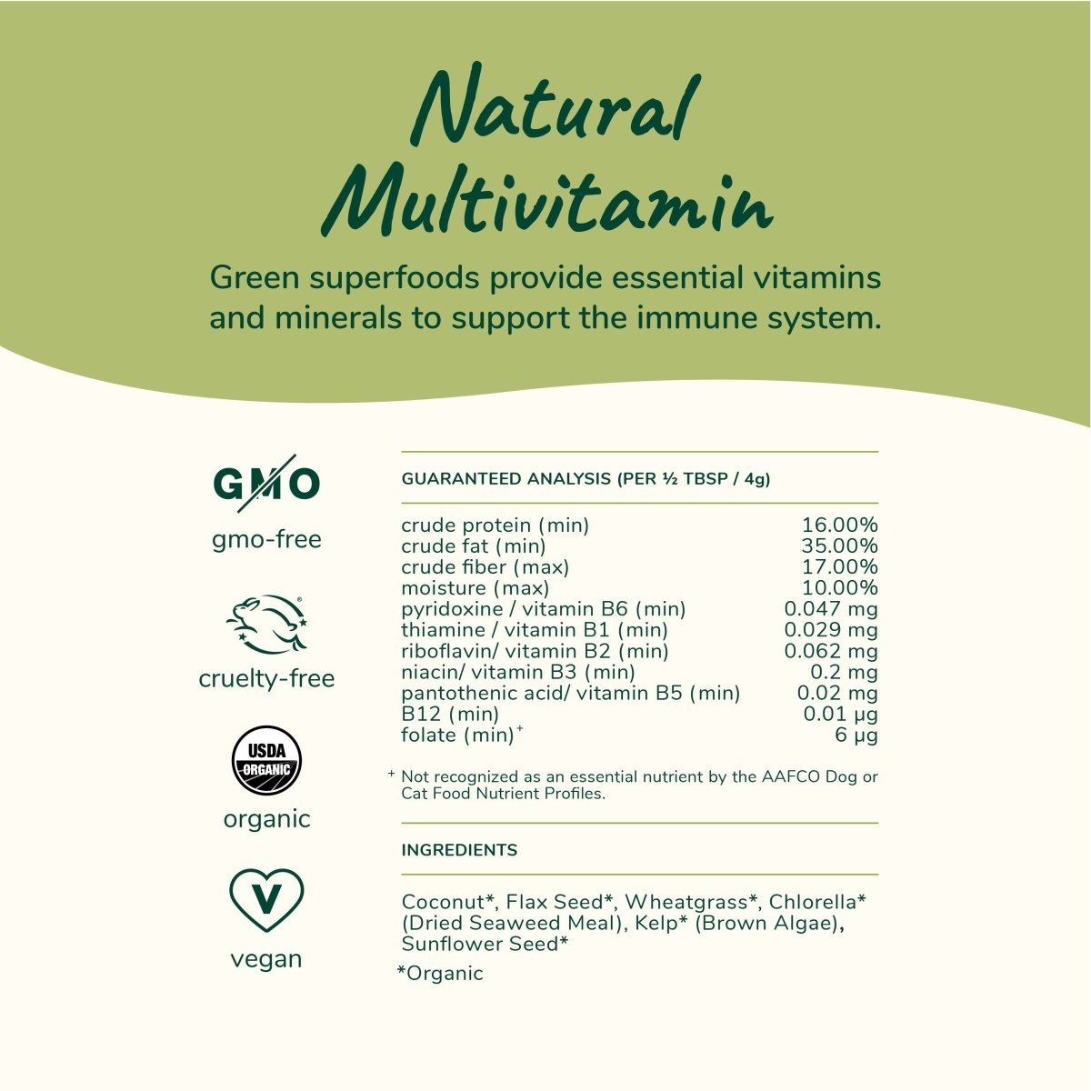 Kin+Kid Supplement Raw Vitaboost 8oz. (Large) Multivitamin - Pets Perfect