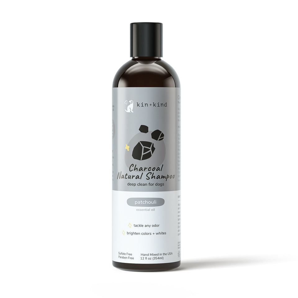 Kin+Kind Pet Shampoo Charcoal 12 oz. Patchouli