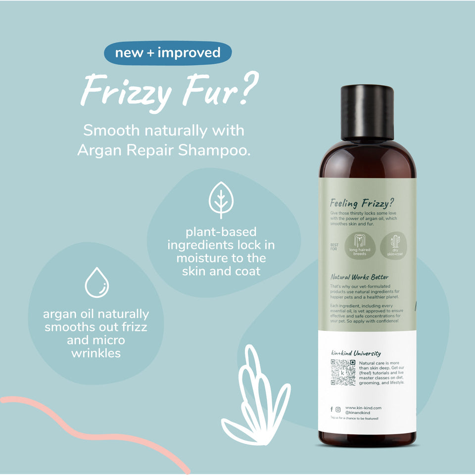 Kin+Kind Pet Shampoo Dry Skin+Coat Cedar 12 oz