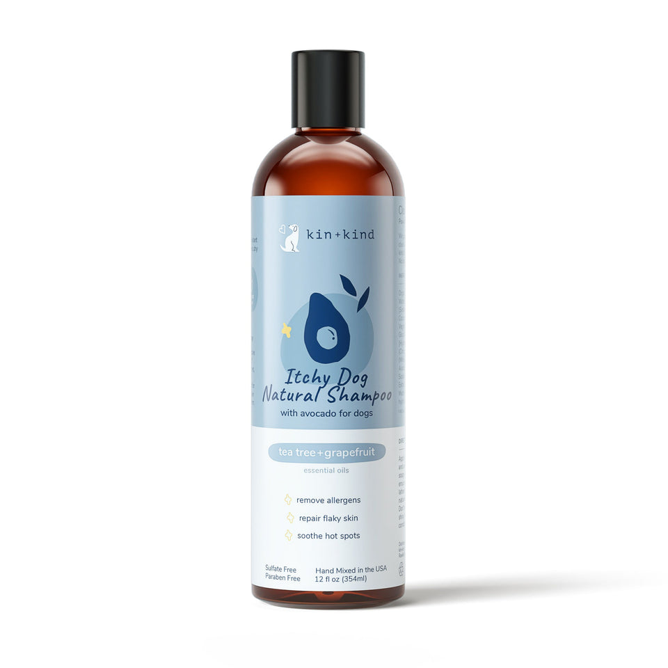 Kin+Kind Pet Shampoo Itchy Dog Tea Tree+Grapefruit 12 oz