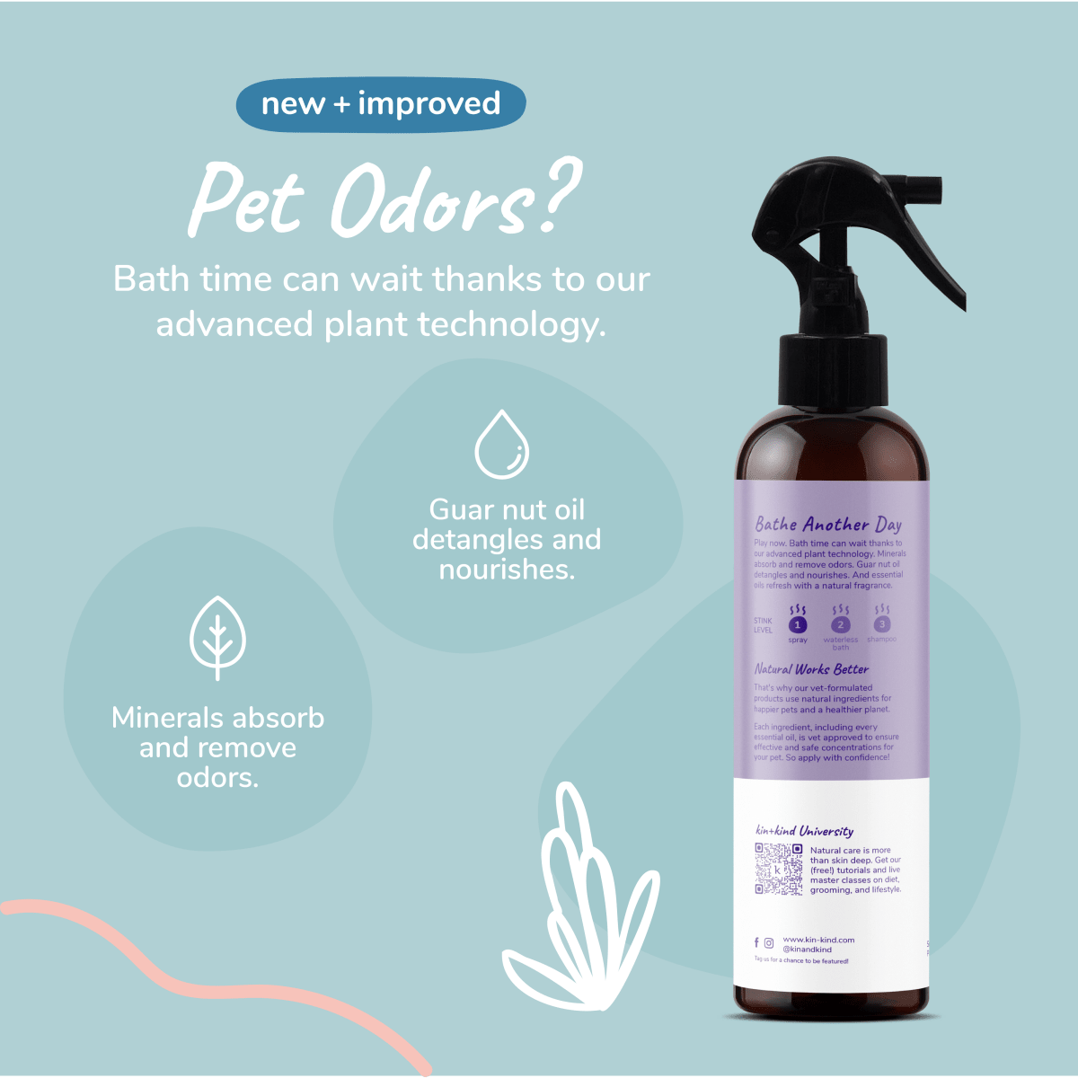 Kin+Kid Scent Lavender Calm 12 oz. Order Neutralizer - Pets Perfect