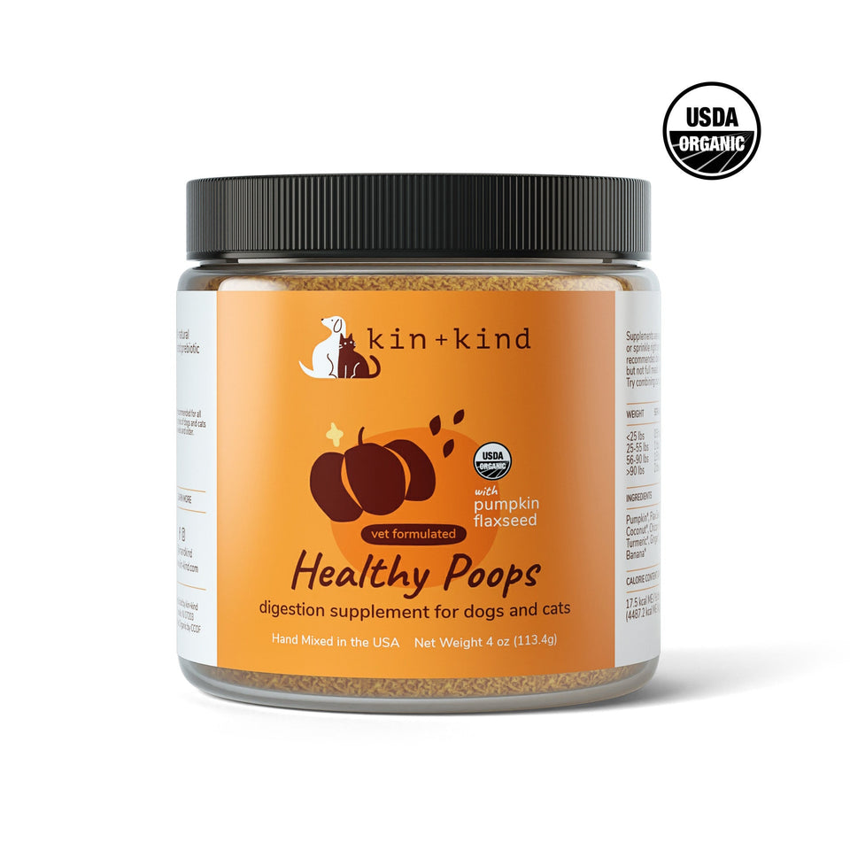 Kin+Kid Organic Digestion Supplement Healthy Poops Pumkin 4 oz