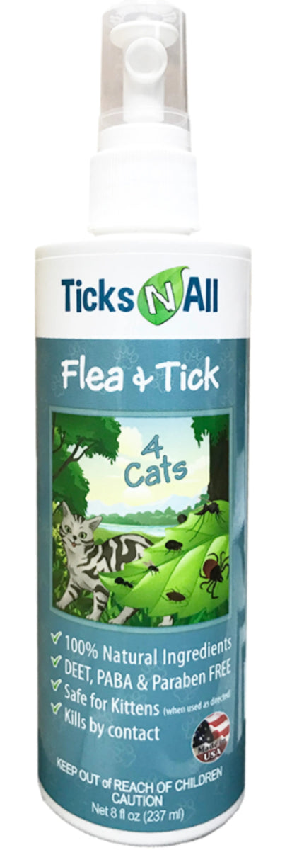 All Natural Flea & Tick 4 Cats 8oz - Pets Perfect