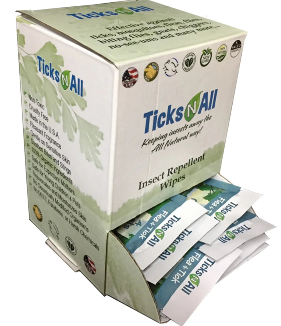 All Natural Flea and Tick Wipes 4 Cats (10 ct.) - Pets Perfect