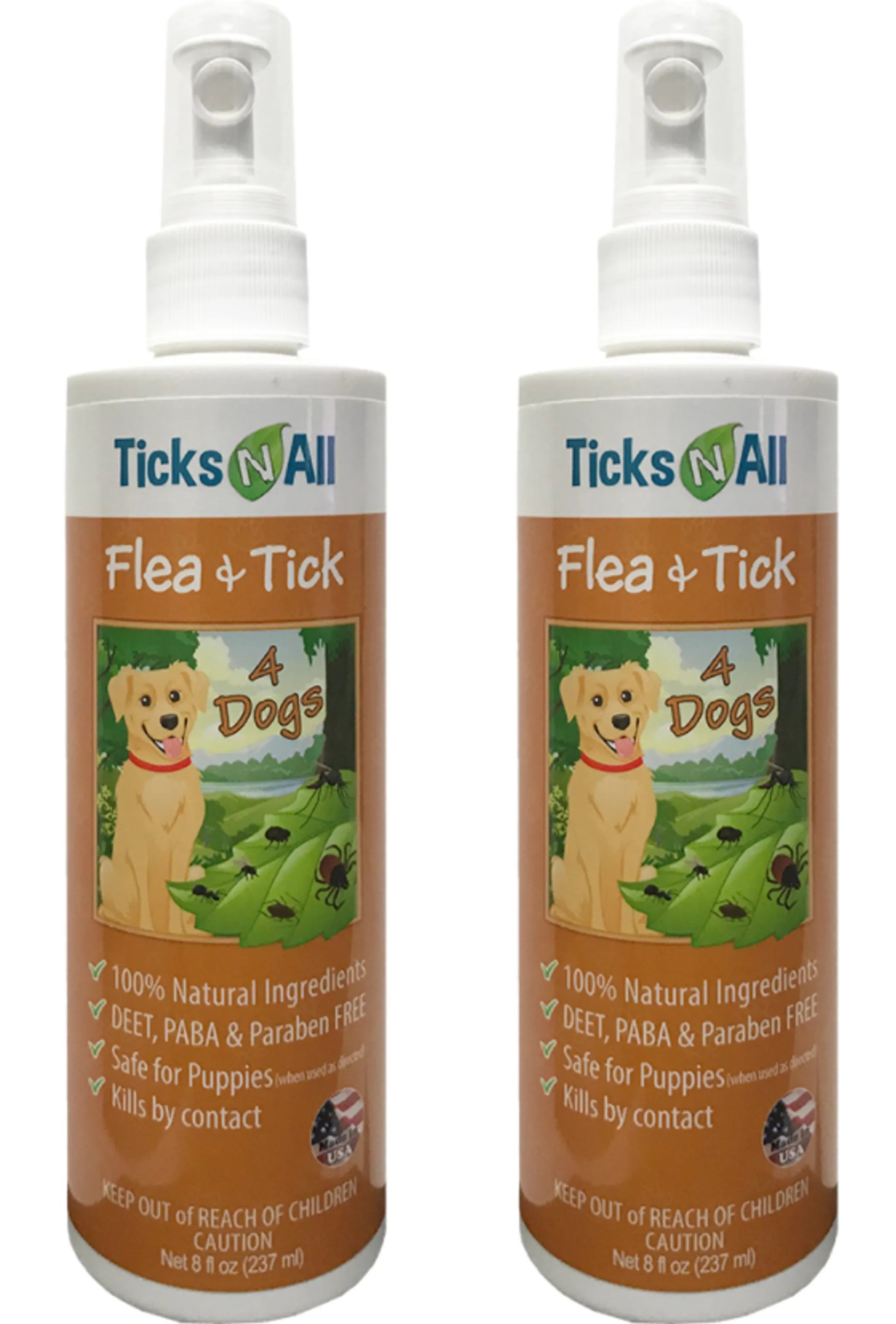 All Natural Flea & Tick 4 Cats 8oz - Pets Perfect