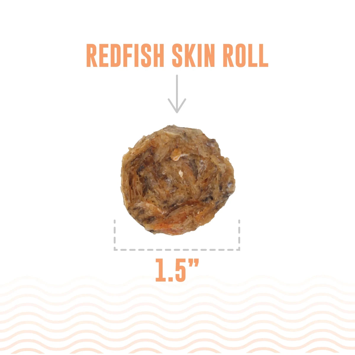 Icelandic Redfish Skin Rolls Single Bag - Pets Perfect