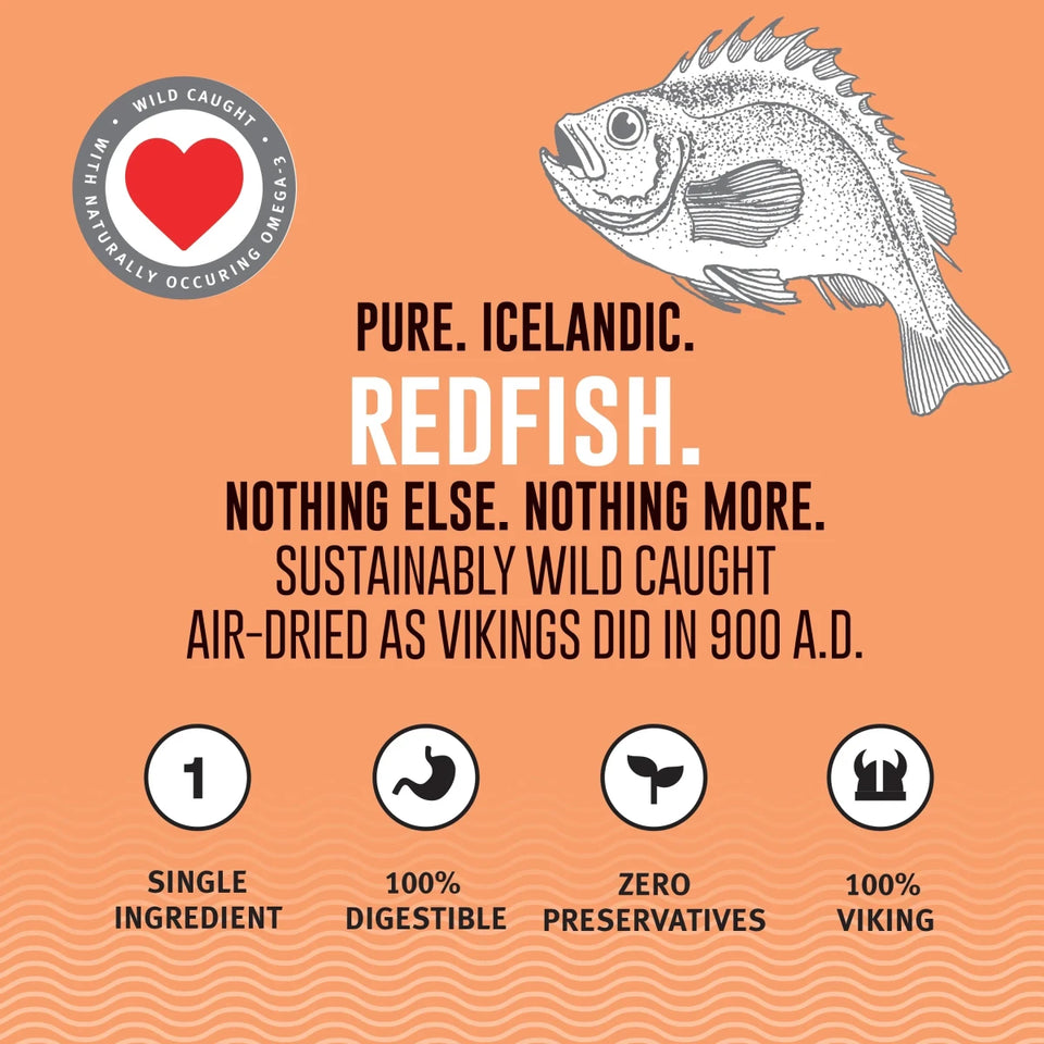 Icelandic Redfish Skin Rolls Single Bag, view 4