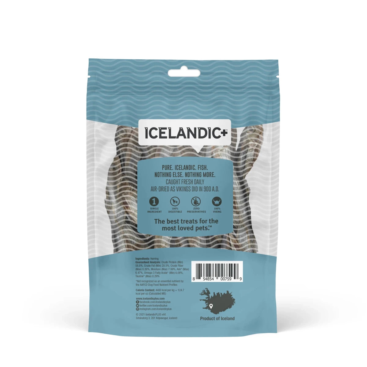 Icelandic Cat Herring Whole Fish 1.5oz. - Pets Perfect