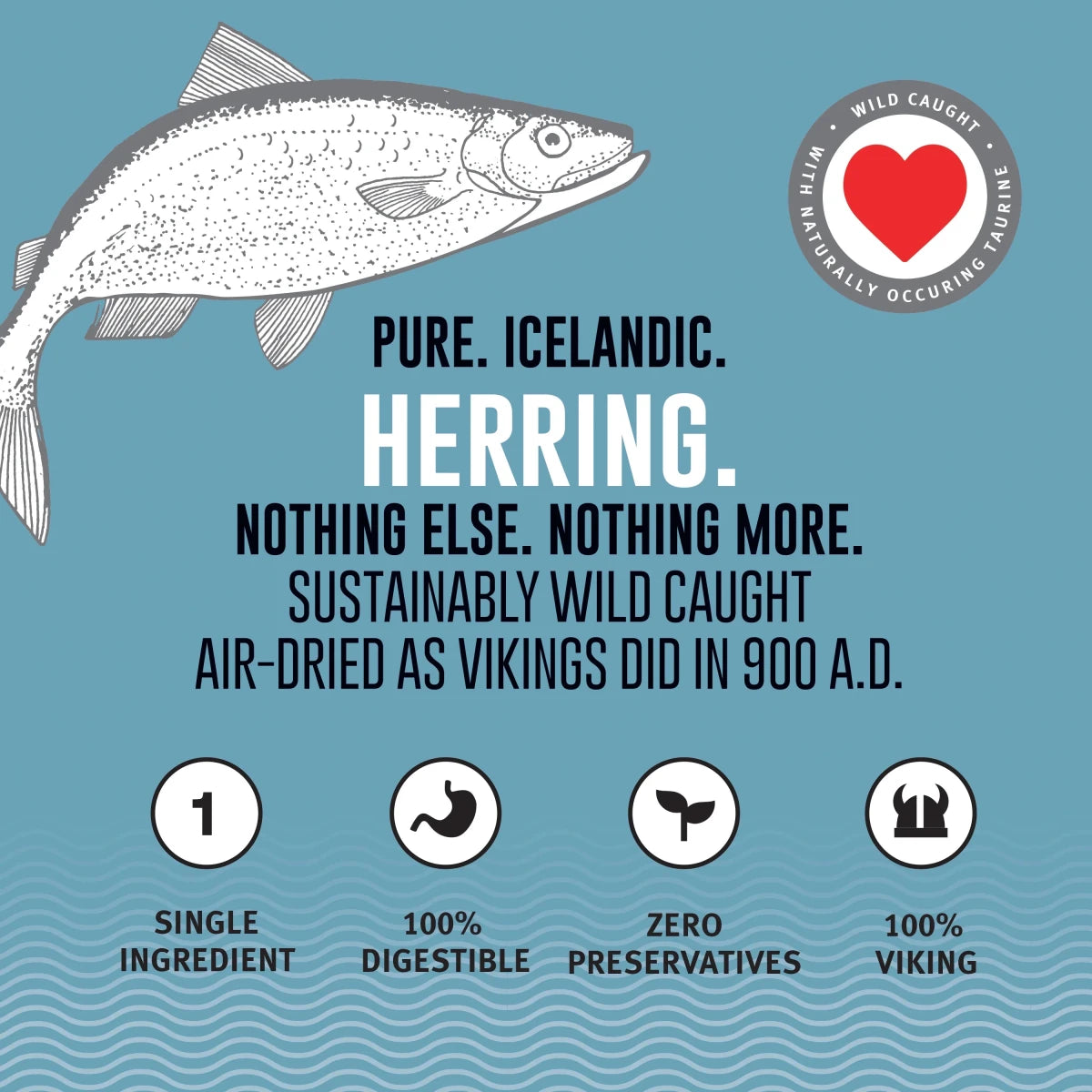 Icelandic Cat Herring Whole Fish 1.5oz. - Pets Perfect