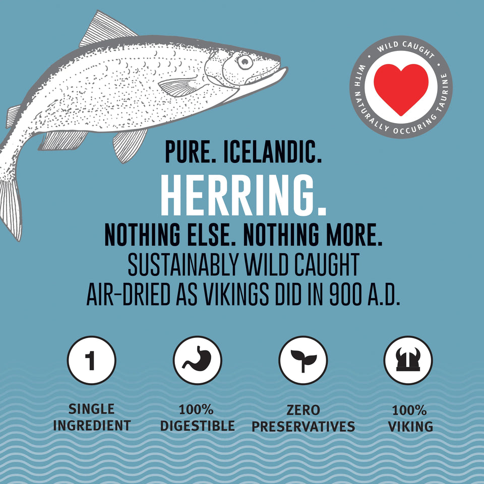 Icelandic Cat Herring Whole Fish 1.5 oz