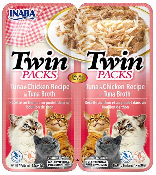 Inaba Cat Twin Pack Tuna Chicken in Tuna Broth 2.08oz. (6 Count) - Pets Perfect