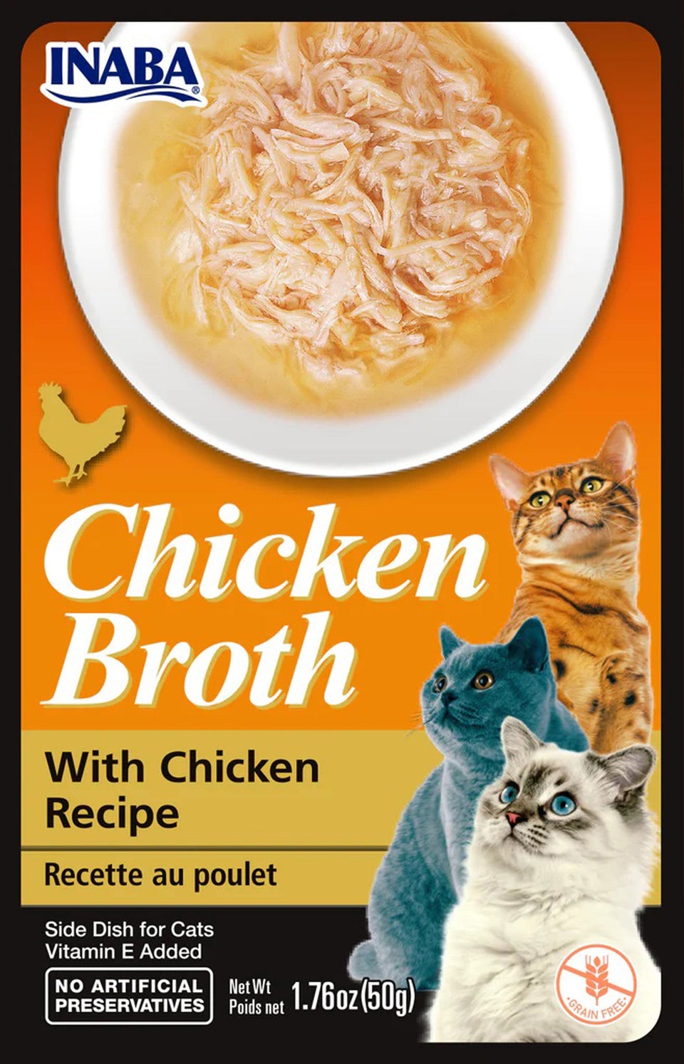 Inaba Cat Broth Chicken 6Ct-1.76Oz
