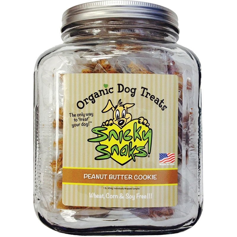 Snicky Snaks Sweet Potato Pie Dog Treats 1 lb Jar