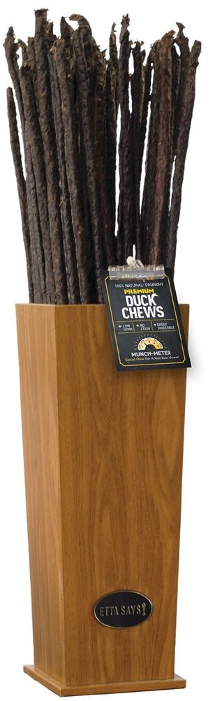 Etta Says! Duck Chew Sticks 3" - Rawhide Dog Treat, 18 ct Display