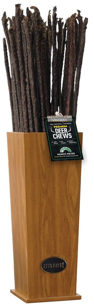 Etta Says! Deer Chew Sticks 3" - Rawhide Dog Treat, 18 ct Display