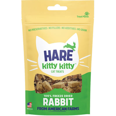 Etta Says! Kitty Kitty 100% Freeze-Dried Cat Treat Rabbit, 0.9 oz