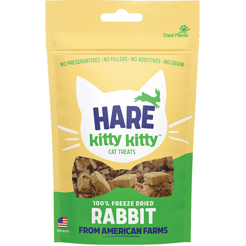 Etta Says! Kitty Kitty 100% Freeze-Dried Cat Treat Rabbit, 0.9 oz