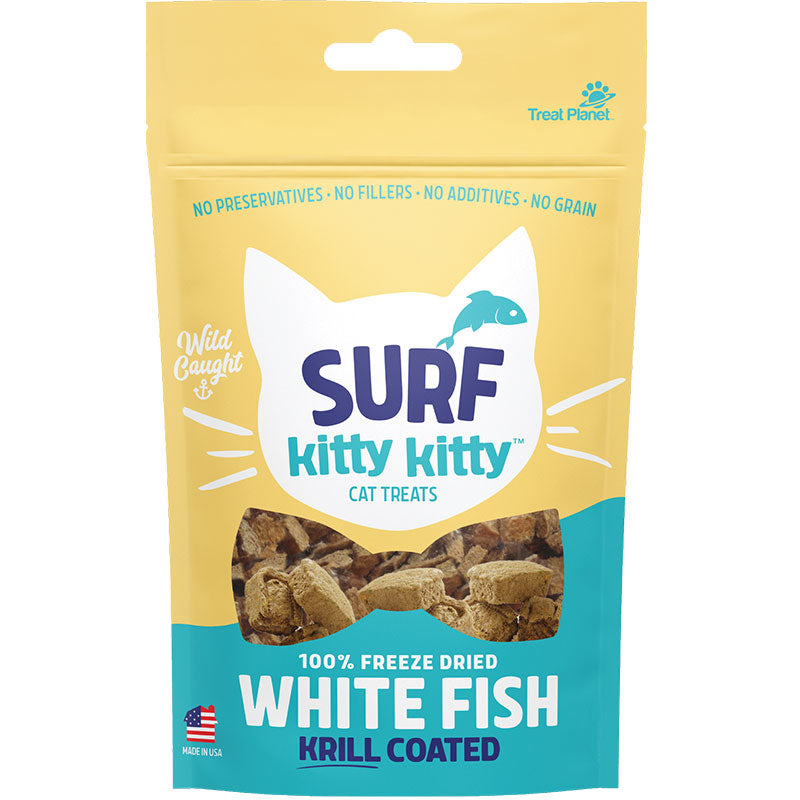 Etta Says! Kitty Kitty 100% Freeze-Dried Cat Treat White Fish with Krill 0.6 oz