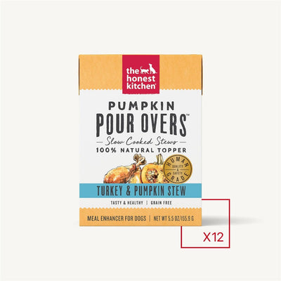 The Honest Kitchen Dog Pour Turkey Pumpkin, 5.5 oz 12 ct