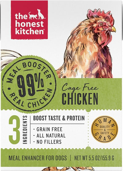 The Honest Kitchen Dog 99% Turkey Meal Booster Wet Dog Food 5.5 oz. Carton 12 ct - Pets Perfect