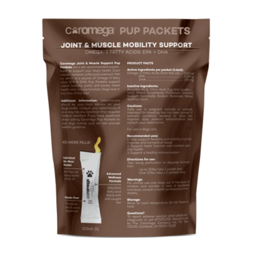 Coromega Pup Packets Omega-3 Joint & Muscle Mobility Support - Pets Perfect