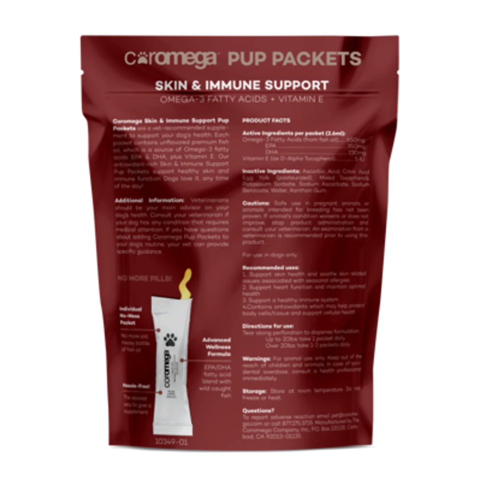 Coromega Pup Packets Omega-3 Skin & Immune Support - Pets Perfect