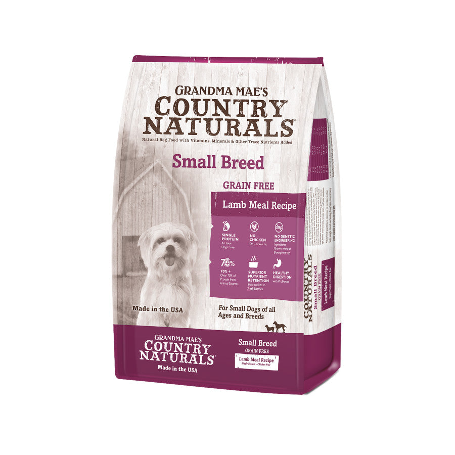 Grandma Mae's Country Naturals Grain-Free LargeI.D. Small Breed Dry Dog Food Lamb 14 lb