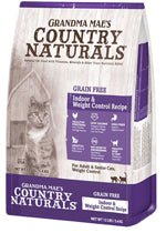 Grandma Mae's Country Naturals Grain Free Indoor & Weight Control Dry Cat Food Chicken 4lbs - Pets Perfect