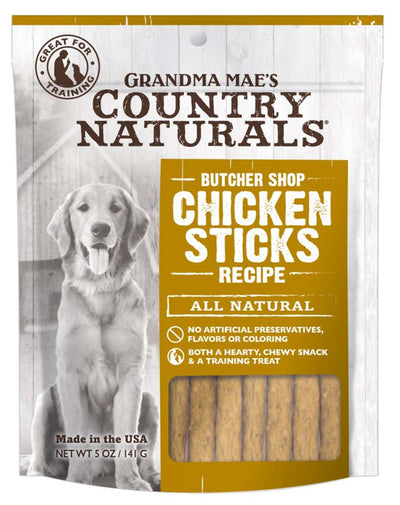 Grandma Mae's Country Naturals Grain-Free Chicken Sticks Dog Treats, 5 oz