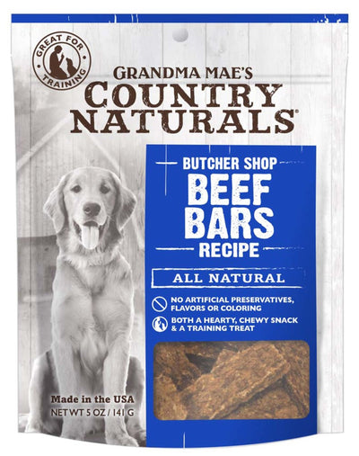 Grandma Mae's Country Naturals Grain-Free Beef Sticks Dog Treats, 5 oz