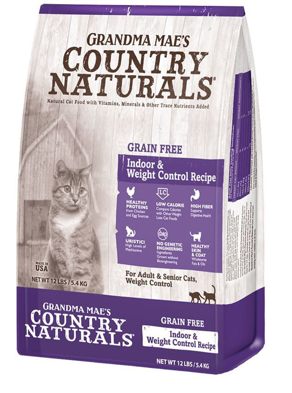 Grandma Mae's Country Naturals Dry Cat & Kitten Dry Cat Food Duck 12 lb
