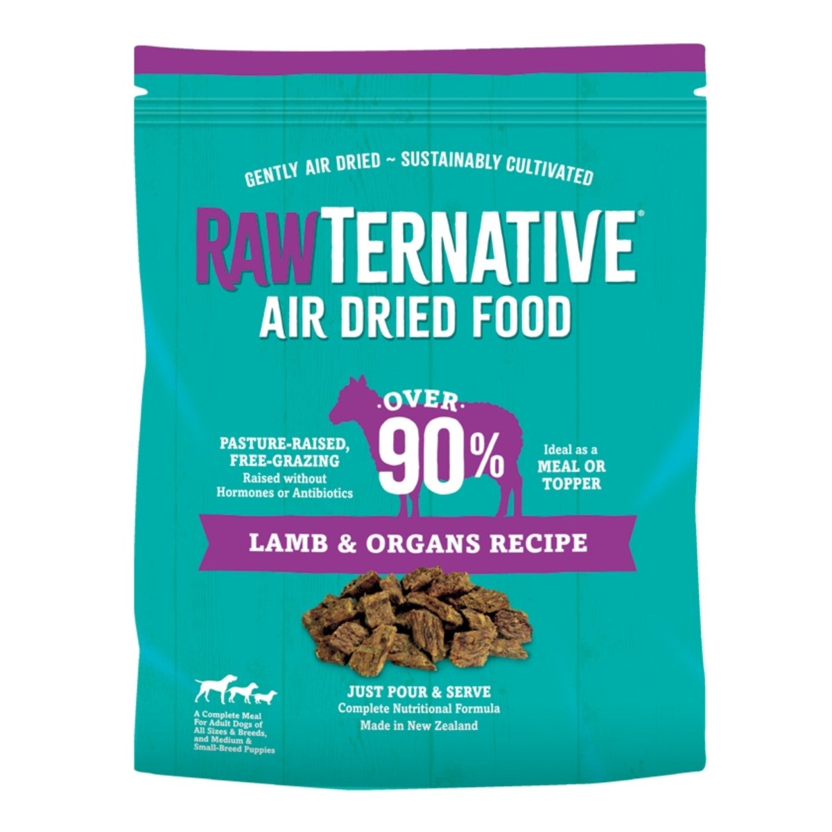 Grandma Mae's Country Naturals RawTernative Air Dried Dry Dog Food Lamb & Lamb Organs 1ea/1 lb - Pets Perfect