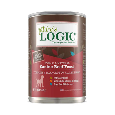 Nature's Logic Dog Beef, 13.2 oz each, Case of 12
