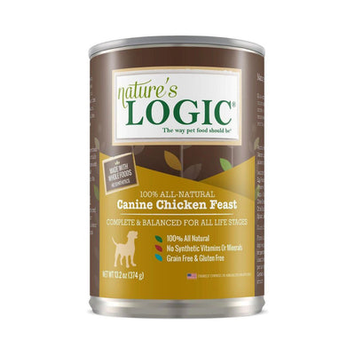 Nature's Logic Dog Chicken, 13.2 oz each, Case of 12