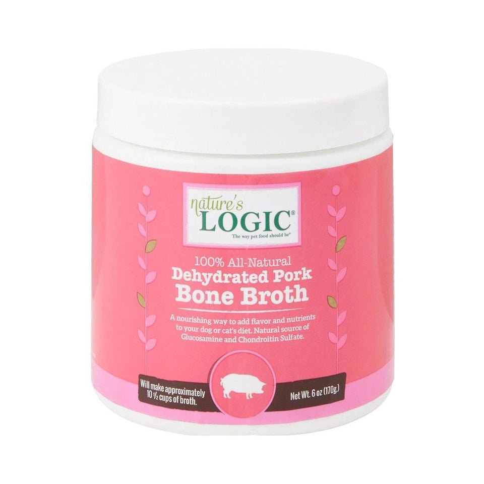 Nature's Logic Dog Dehydrated Pork Bone Broth, 6 oz