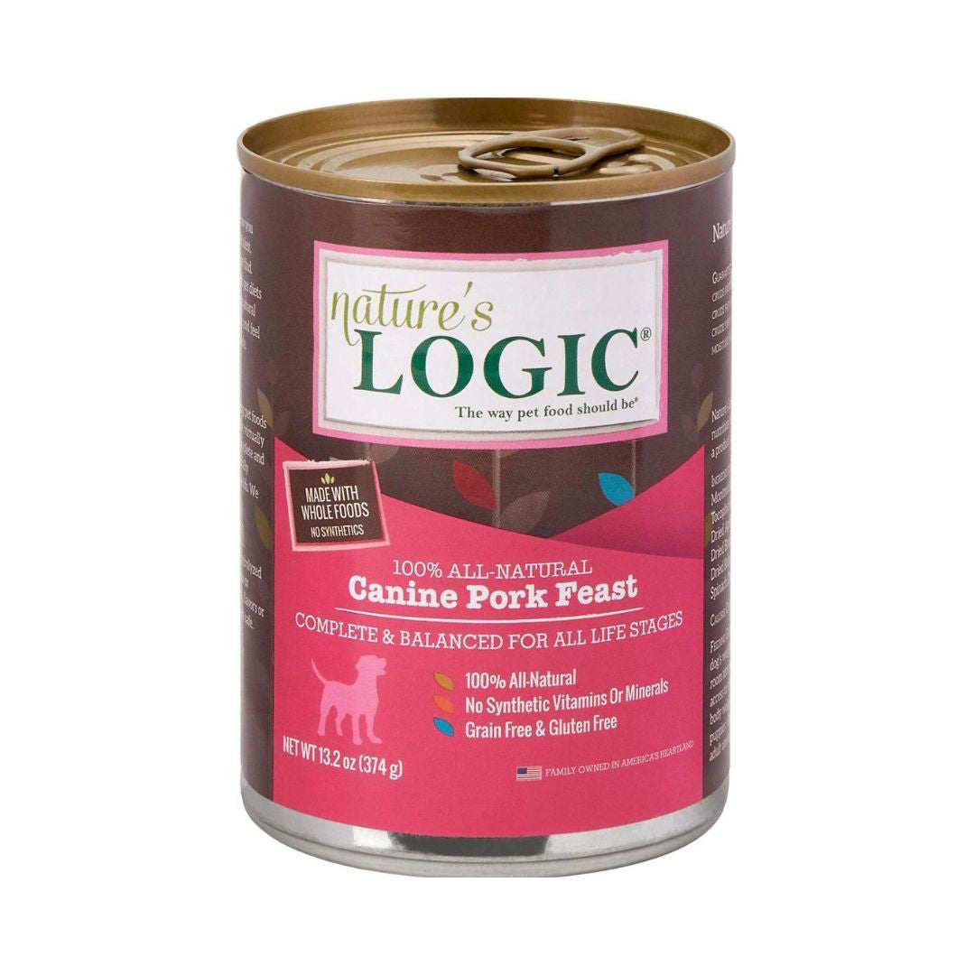 Nature's Logic Dog Pork 13.2 oz. 12 ct