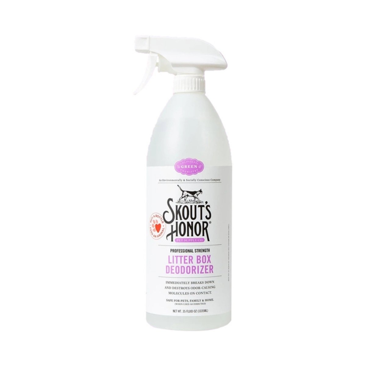 Skouts Honor Cat Litter Box Deodorizer 35Oz - Pets Perfect