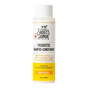 Skouts Honor Dog Shampoo Conditioner Honeysuckle 16 oz