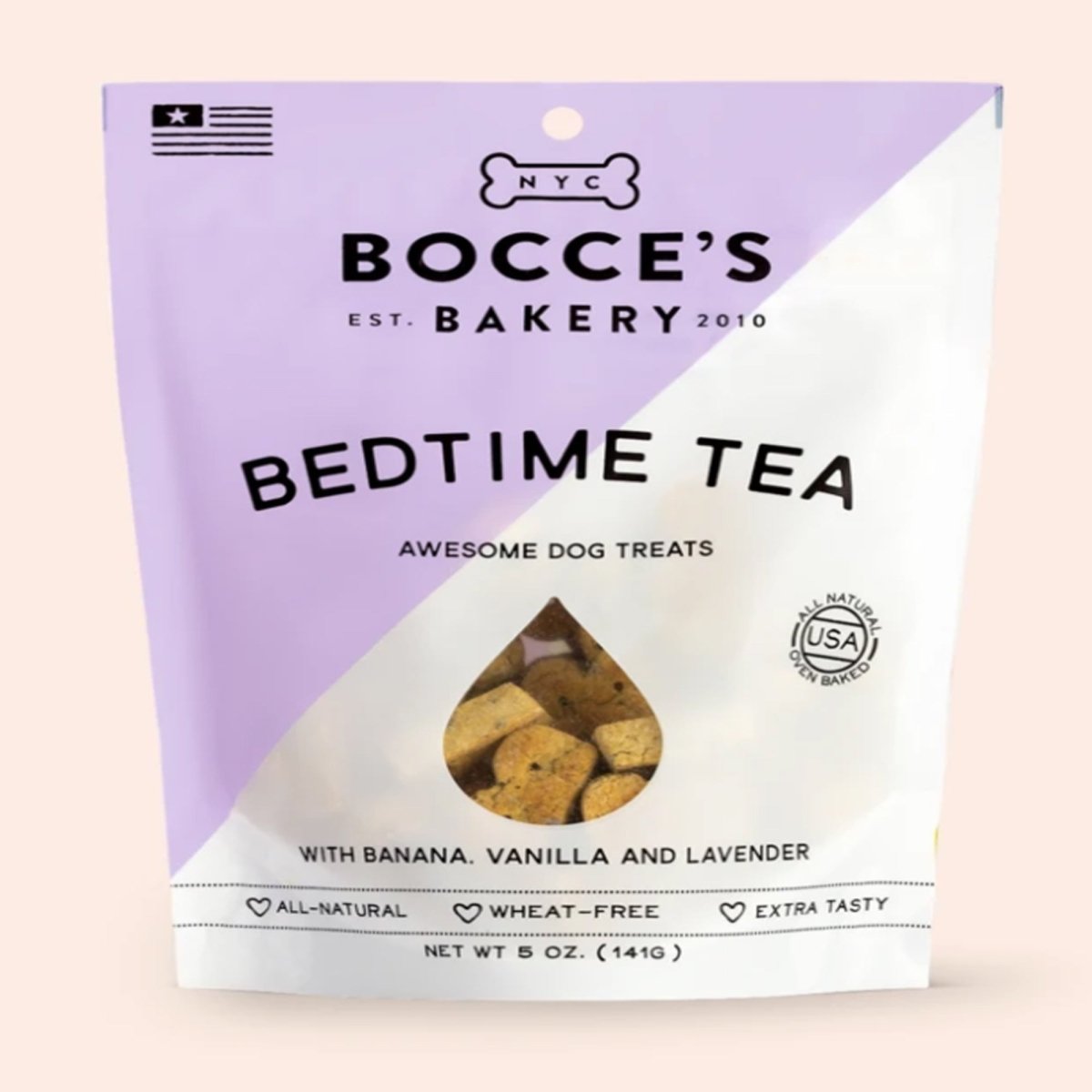 Bocce's Bakery Dog Biscuits Bedtime Tea 5oz - Pets Perfect