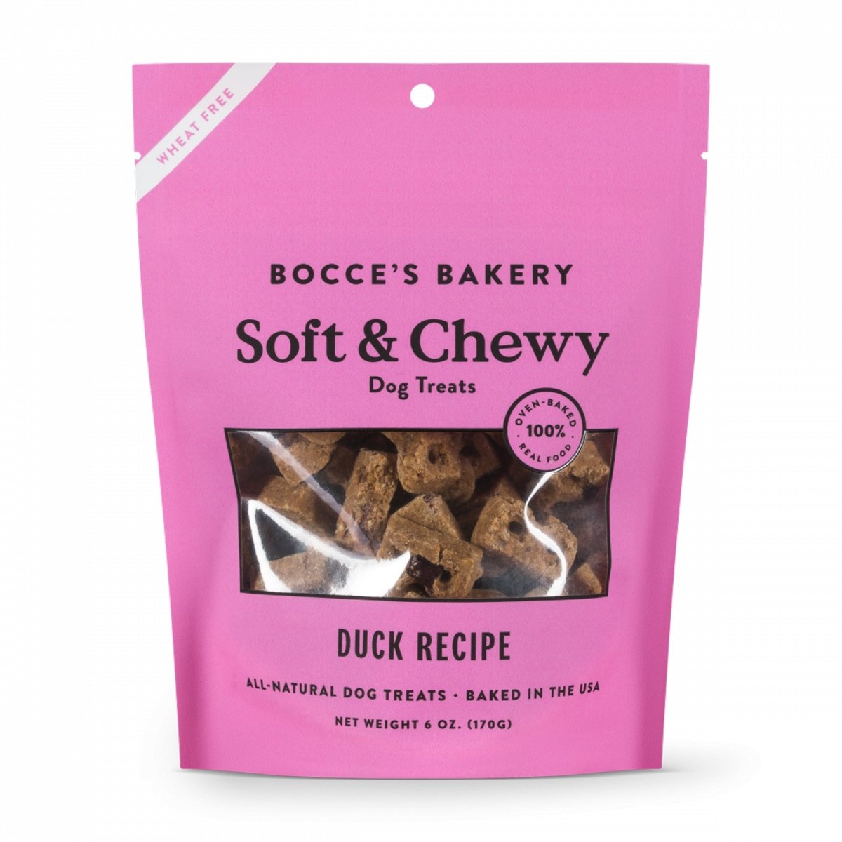Bocces Bakery Dog Soft And Chewy Duck 6oz - Pets Perfect